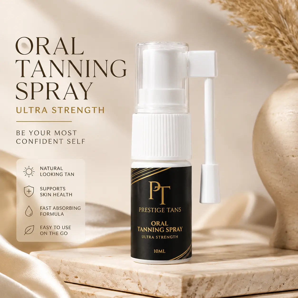melanotan spray Prestige Tans – Premium Tanning Nasal & Oral Drops RETAIL Flavor:Lemon Mojito LivOn Laboratories - Lypo–Spheric