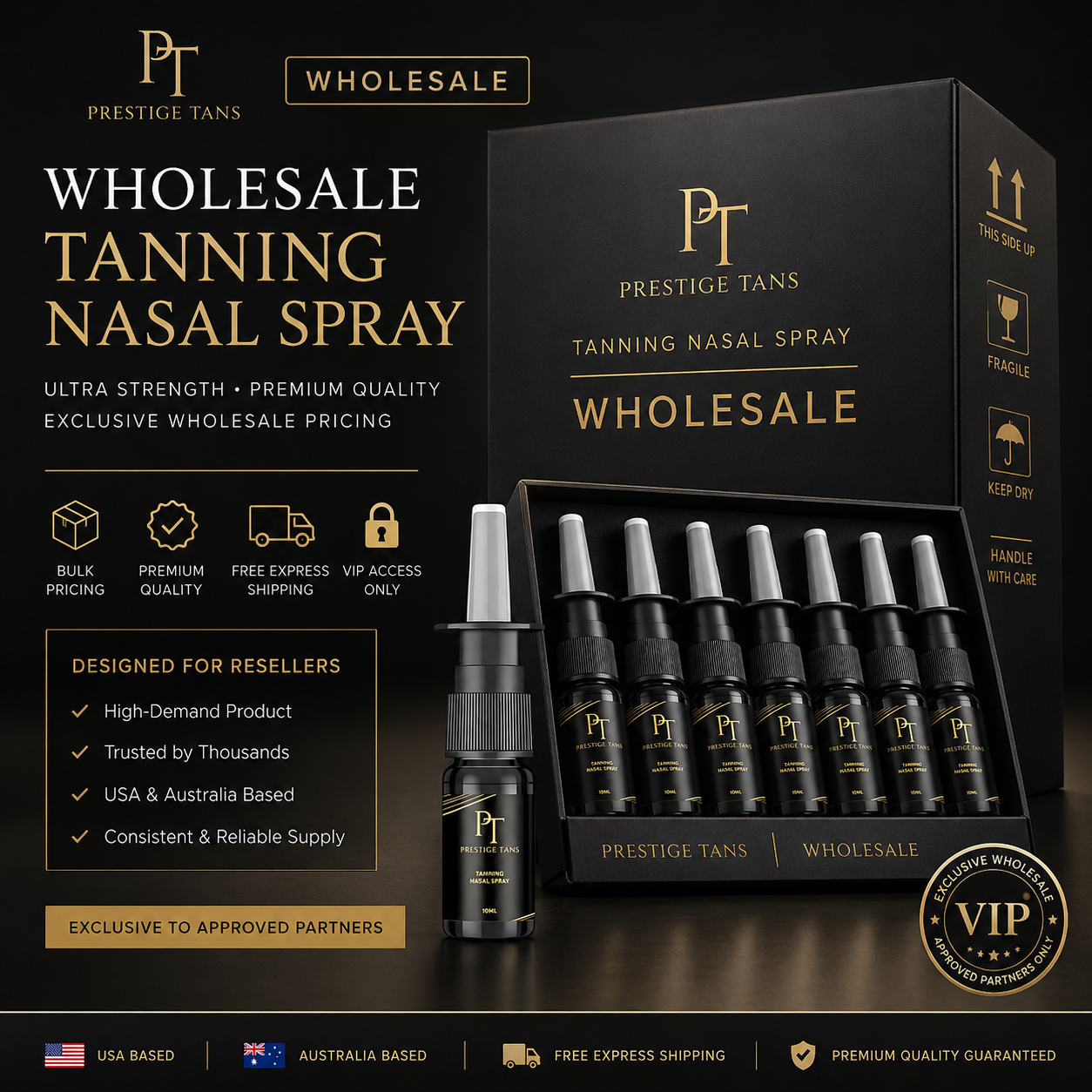 Prestige Tans Bulk Tanning Nasal Spray